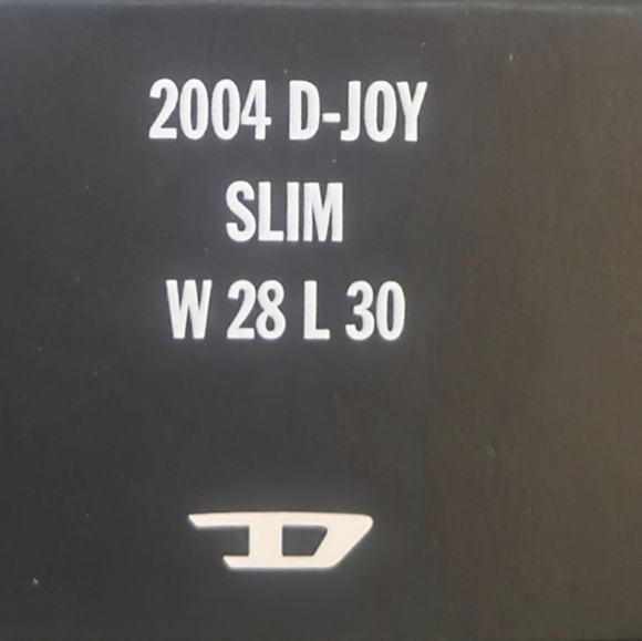 NWT Diesel D-Joy Slim Jeans Black Grey Wash W28 L30 NWT - Picture 5 of 12